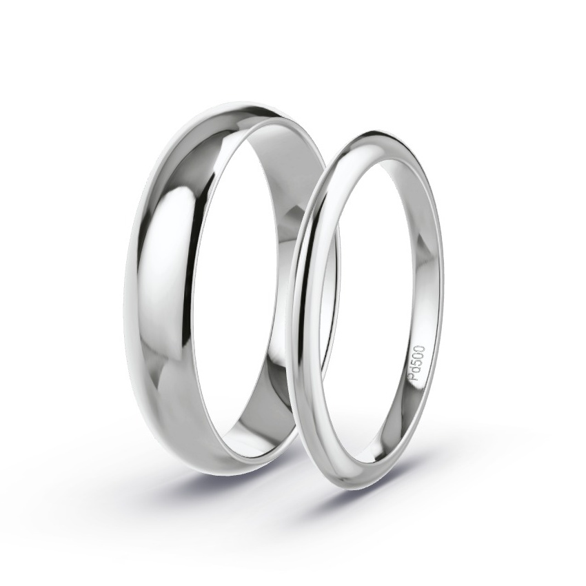 Wedding Rings Palladium - Model N°1024 Wedding Rings Palladium - Model N°1024