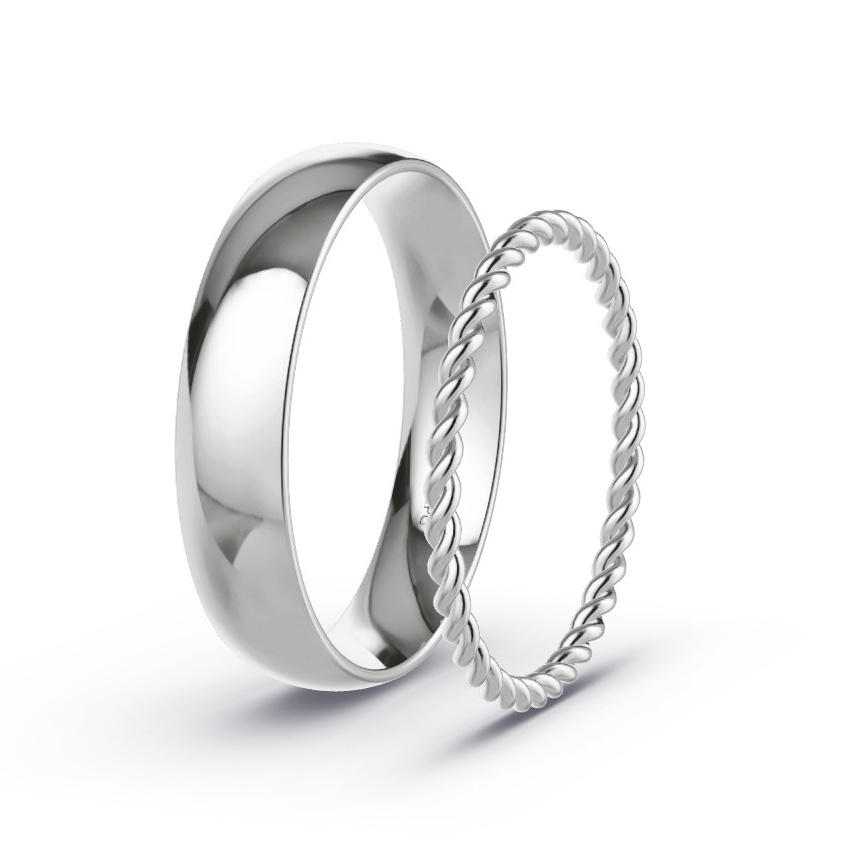 Wedding Rings Palladium - Model N°1026 Wedding Rings Palladium - Model N°1026