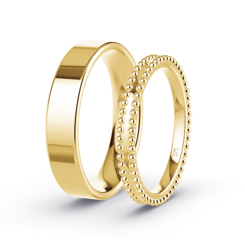 Wedding Rings Yellow Gold - Model N°1065 Wedding Rings Yellow Gold - Model N°1065