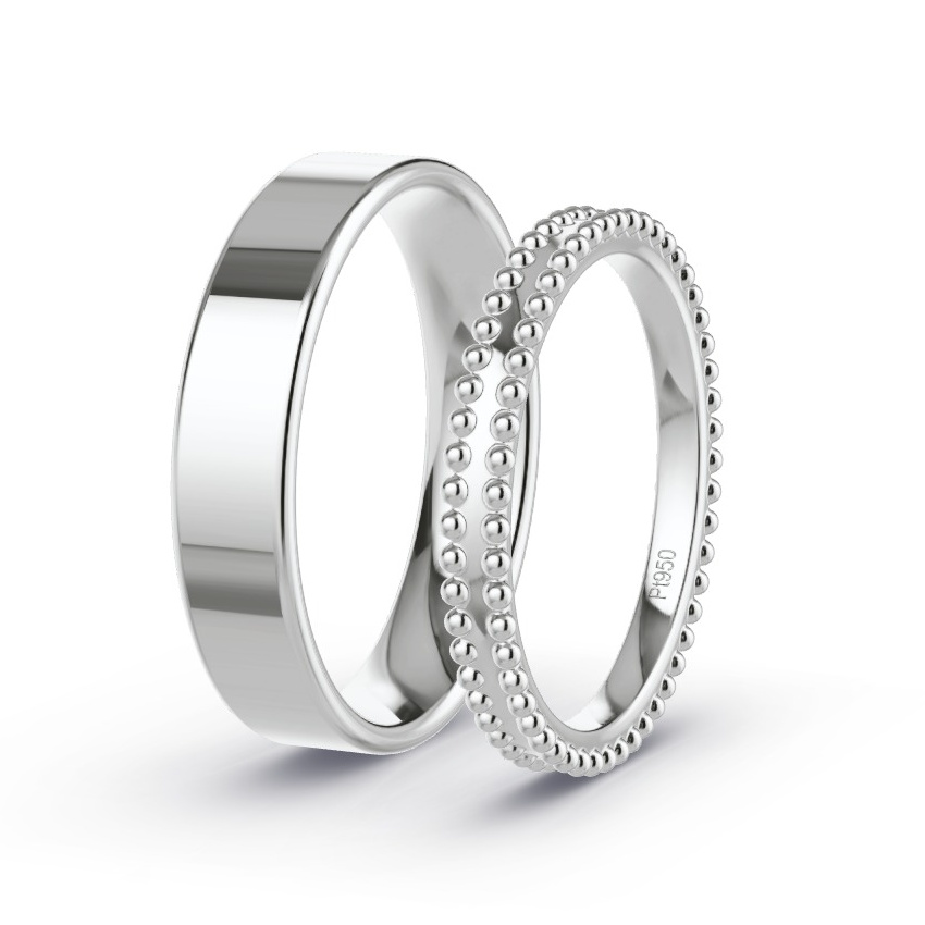 Wedding Rings Platinum - Model N°1065 Wedding Rings Platinum - Model N°1065