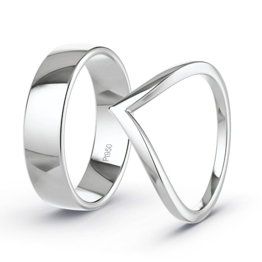 Wedding Rings Platinum - Model N°1069 Wedding Rings Platinum - Model N°1069