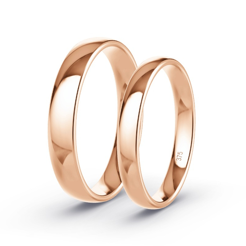 Wedding Rings Rose Gold - Diamonds - Model N°1620 Wedding Rings Rose Gold - Diamonds - Model N°1620