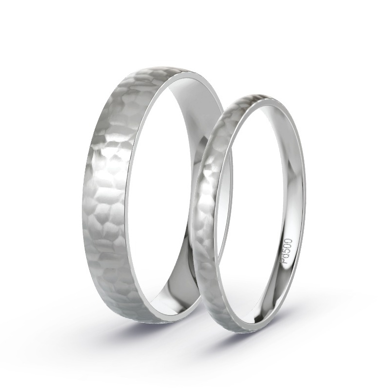 Wedding Rings Palladium - Diamonds - Model N°1749 Wedding Rings Palladium - Diamonds - Model N°1749
