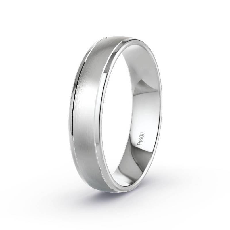 Wedding Ring Platinum content - Model N°2165 Wedding Ring Platinum content - Model N°2165