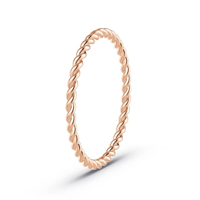 Women's Wedding Ring Rose Gold - Diamonds - Model N°4123 Women's Wedding Ring Rose Gold - Diamonds - Model N°4123