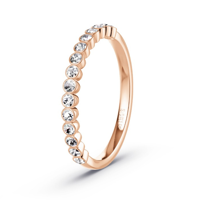 Women's Wedding Ring Rose Gold - 0.30ct Diamonds - Model N°4127