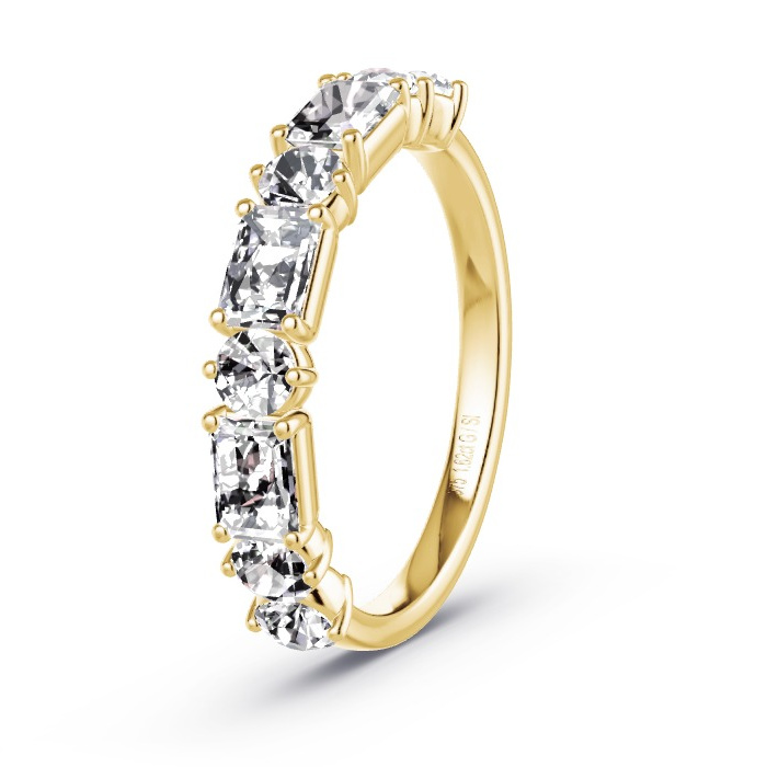 Women's Wedding Ring Yellow Gold - 1.62ct Diamonds - Model N°4148 Women's Wedding Ring Yellow Gold - 1.62ct Diamonds - Model N°4148