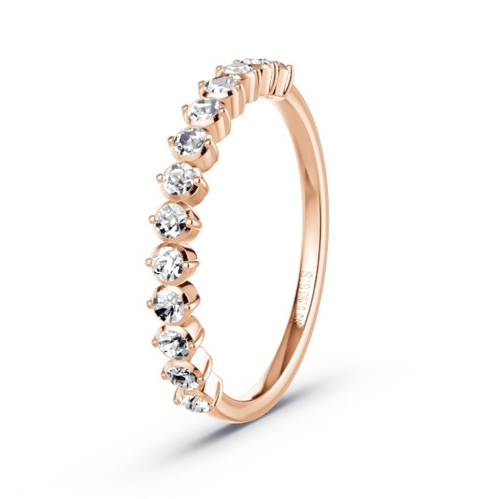 Women's Wedding Ring Rose Gold - 0.39ct Diamonds - Model N°4149 Women's Wedding Ring Rose Gold - 0.39ct Diamonds - Model N°4149