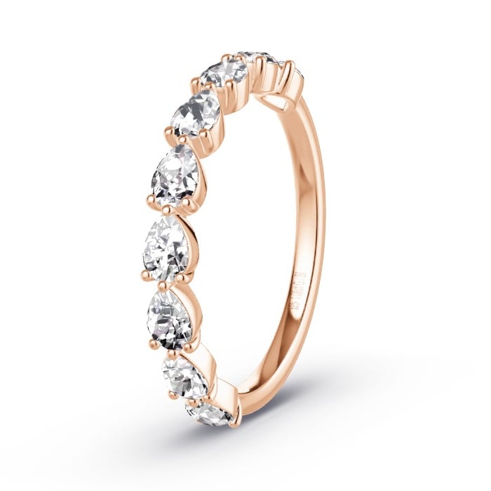 Women's Wedding Ring Rose Gold - 1.08ct Diamonds - Model N°4169 Women's Wedding Ring Rose Gold - 1.08ct Diamonds - Model N°4169