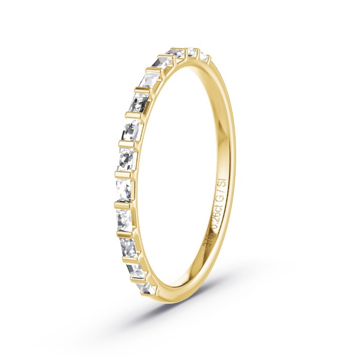 Women's Wedding Ring Yellow Gold - 0.26ct Diamonds - Model N°4171 Women's Wedding Ring Yellow Gold - 0.26ct Diamonds - Model N°4171