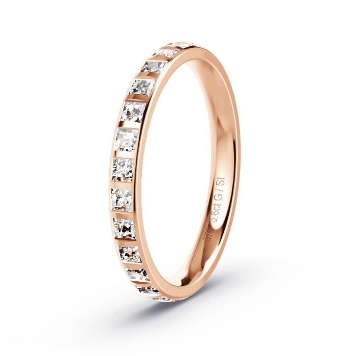 Women's Wedding Ring Rose Gold - 0.60ct Diamonds - Model N°4206 Women's Wedding Ring Rose Gold - 0.60ct Diamonds - Model N°4206