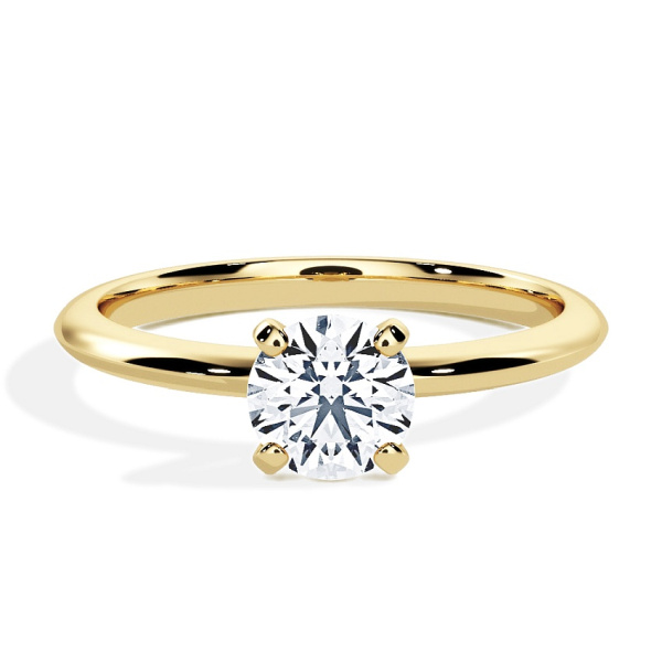 Engagement Ring Yellow Gold - 0.30ct Brilliant - Model N°3021, Solitaire